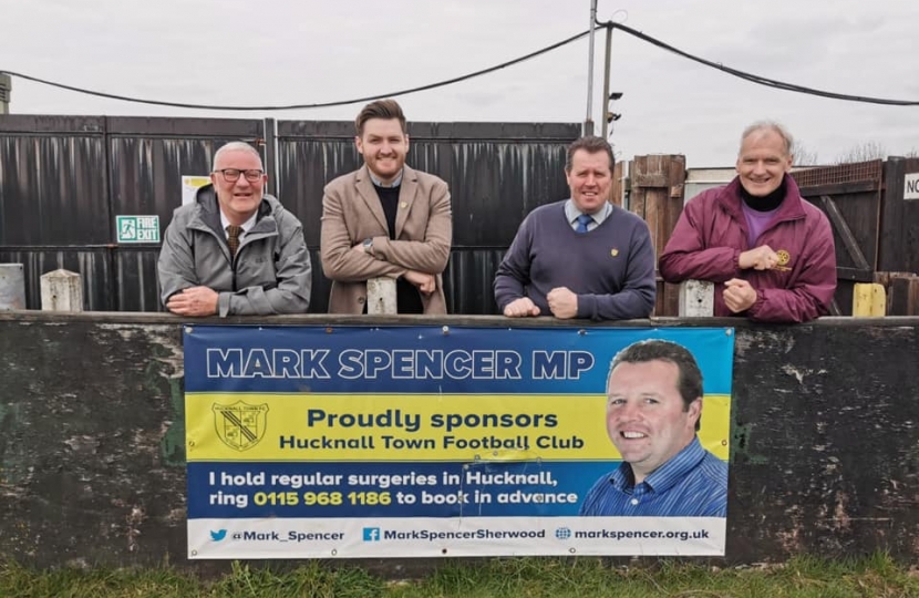 Mark at Hucknall Town FC