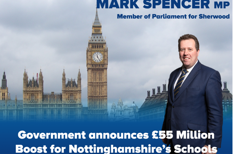 Government announces £55 Million Boost for Nottinghamshire’s Schools 