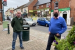 Mark and Cllr. Carlton at friends of the earth